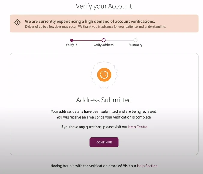 Skrill account verification - tradeszee steps guide - documents successfully submitted